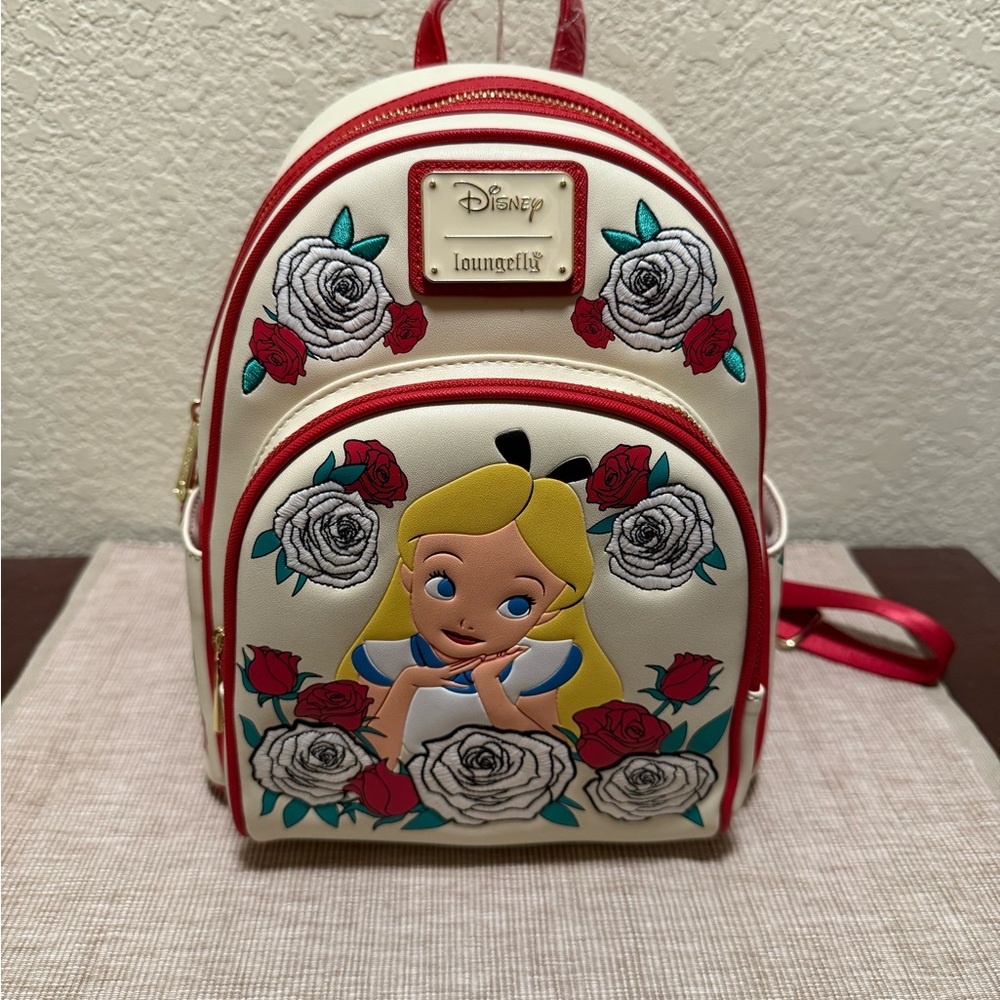 Loungefly Disney Alice in Wonderland - Color Changing Roses Mini Backpack